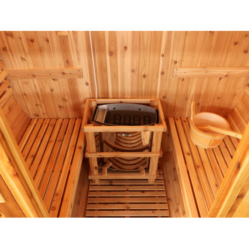 Sunray Solace 2-Person Traditional Barrel Sauna 200SH