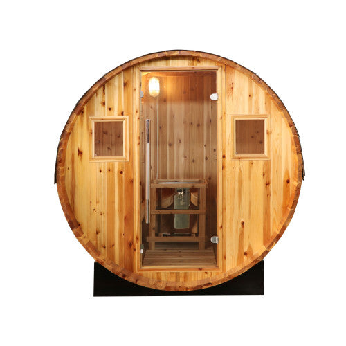 Sunray Solace 2-Person Traditional Barrel Sauna 200SH