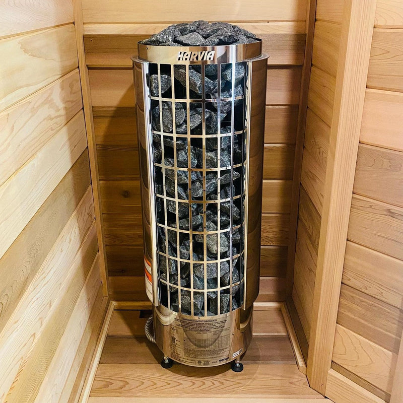 Harvia Cilindro PC80 Sauna Heater Package