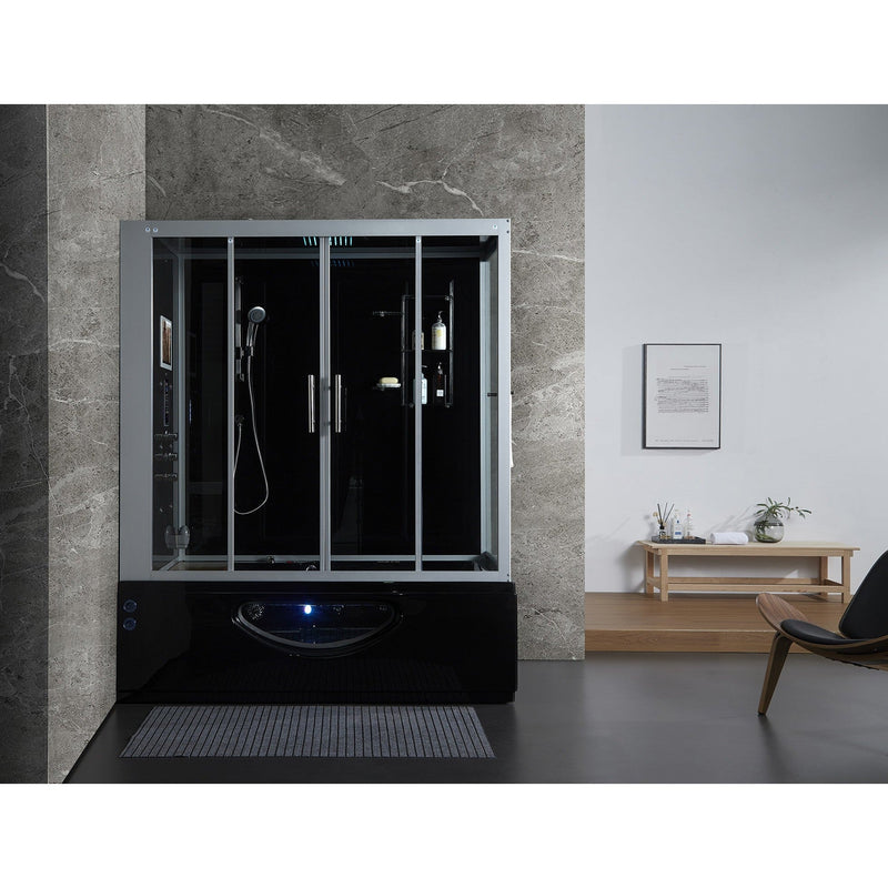 Maya Bath Catania Platinum 2-Person Freestanding Steam Shower