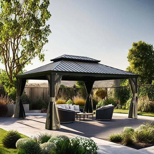 Aluminum Hardtop Gazebo by Linhai Zanwarm
