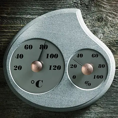 Hukka Maininki Sauna Thermometer and Hygrometer, Droplet