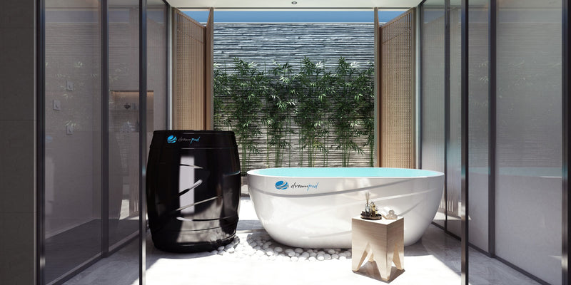 Dreampod Cold Plunge Barrel with Chiller