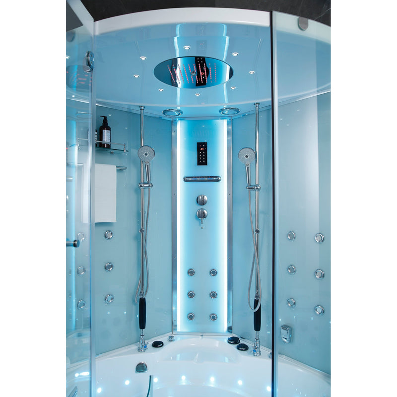 Maya Bath Platinum Comfort Walk-In Steam Shower