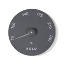 Kolo Round Sauna Thermometer, Fahrenheit