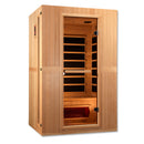 Maxxus 2-Person "Serenity"  Dual Tech Low EMF FAR Infrared Sauna Canadian Hemlock MX-LS2-01