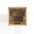 Maxxus 2-Person "Serenity"  Dual Tech Low EMF FAR Infrared Sauna Canadian Hemlock MX-LS2-01