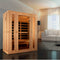 Maxxus 3-Person "Trinity" Dual TechLow EMF FAR Infrared Sauna Canadian Hemlock MX-LS3-01