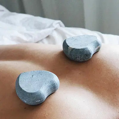 Hukka Lempi Sauna Massage Stones, Hearts, 2 Pcs