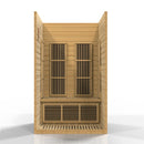 Maxxus Seattle 2-Person Near Zero EMF (Under 2MG) FAR Infrared Sauna Canadian Hemlock MX-J206-01-ZF