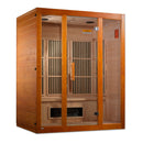 Maxxus "Alpine" Dual Tech 3-Person Low EMF FAR Infrared Sauna Canadian Hemlock MX-J306-02S