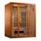 Maxxus "Alpine" Dual Tech 3-Person Low EMF FAR Infrared Sauna Canadian Hemlock MX-J306-02S