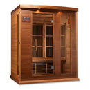 Maxxus 3-Person "Montilemar Edition" Near Zero EMF FAR Infrared Sauna Canadian Red Cedar MX-K306-01-ZF CED