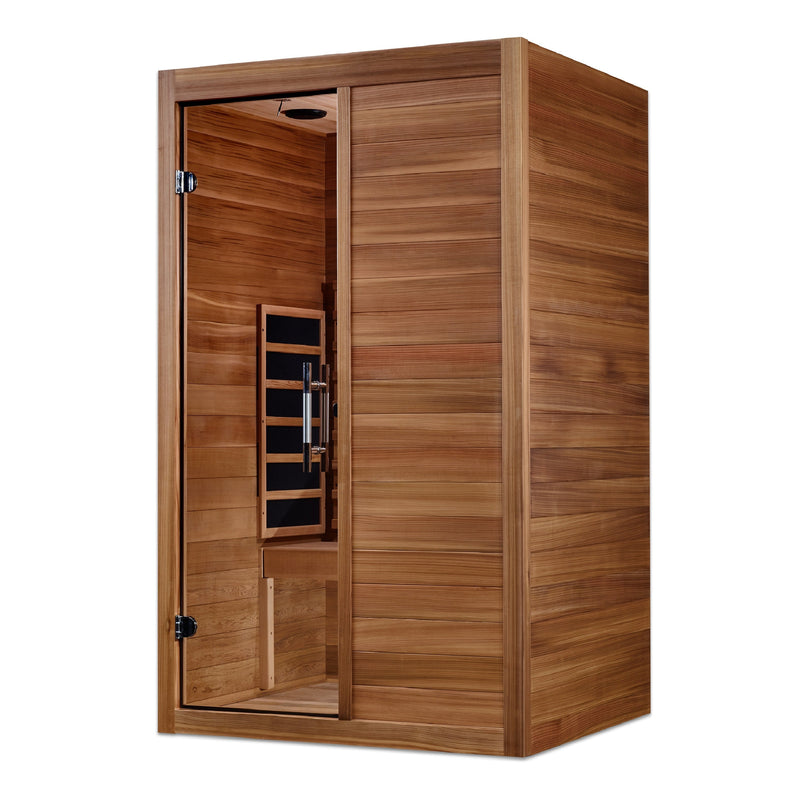 Maxxus 2-Person S-Line Full Spectrum Infrared Sauna - Pacific Cedar MX-S206-01