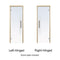 ProSaunas Clear Glass Sauna Door 24x81 Aspen