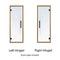 ProSaunas Clear Glass Sauna Door 24x73 Aspen