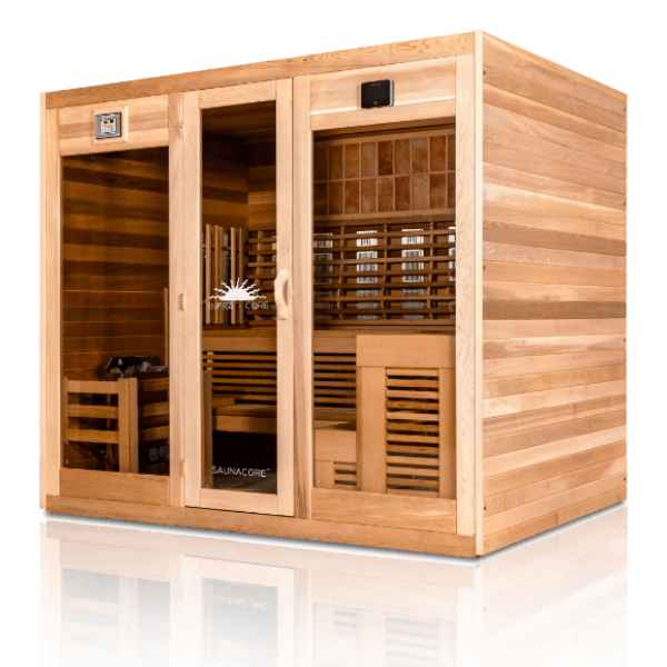 SaunaCore Infrared Infra-core Premium Dual Sauna