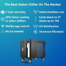 WARRIOR MAX 1 HP SMART WATER CHILLER + HEATER BUNDLE