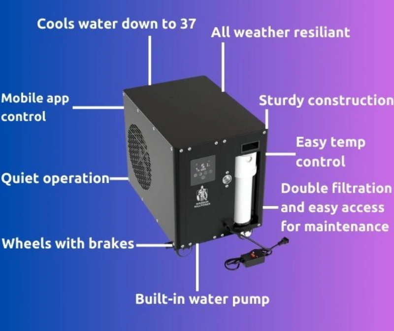 WARRIOR MAX 1 HP Wi-Fi Water Chiller + Heater