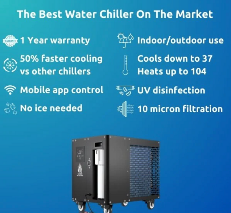 WARRIOR MAX 1 HP Wi-Fi Water Chiller + Heater