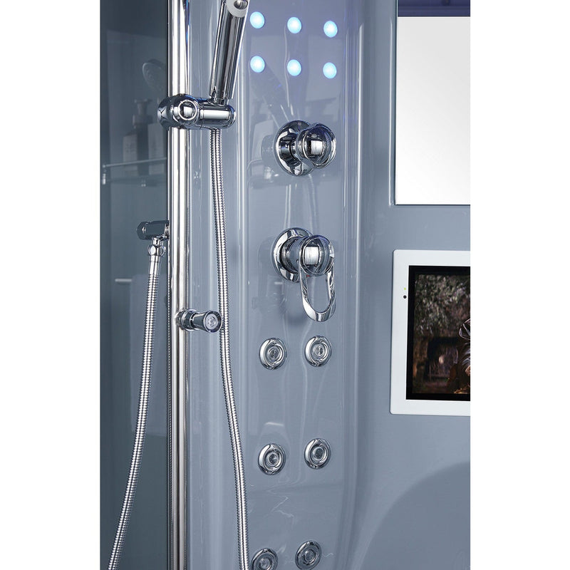 Maya Bath Platinum Superior 2-Person Freestanding Steam Shower