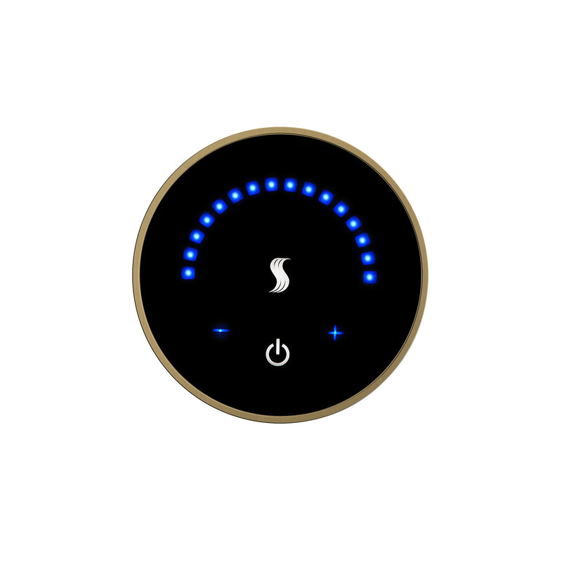 ThermaSol MTC-SB MicroTouch Controller Round, Satin Brass Finish