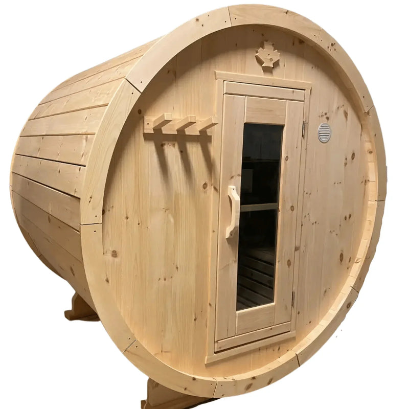 True North 4-6 Person 8' Long Barrel Sauna