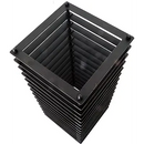 Cozy Heat Quattro H500 Chimney Cover, Black Stainless Steel, for Quattro Sauna Stoves