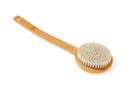 Kolo Bambu Bath Brush with Handle, Natural Bamboo