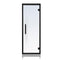 ProSaunas Clear Glass Sauna Door 24x73 Black Alder