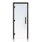 ProSaunas Clear ADA Glass Sauna Door 36x81 Black Alder