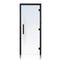 ProSaunas Clear ADA Glass Sauna Door 36x81 Black Alder