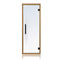 ProSaunas Clear Glass Sauna Door 24x73 Thermo-Aspen