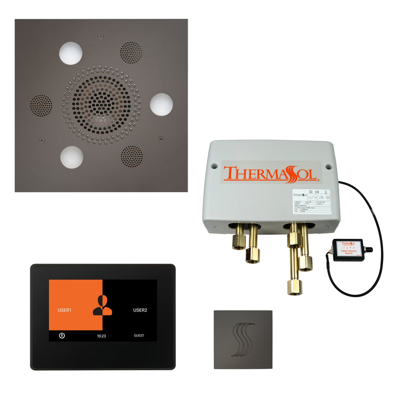 ThermaSol Total Wellness Shower Package with 7" ThermaTouch Square